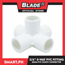 Buy 10 Get 1 Free 5-Way PVC Fitting Pipe Elbow 20mm