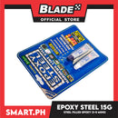 Cord Epoxy Steel Hardens Like Steel 15g Fast Repairs In 3-5 Minutes (Mixed Color Steel Grey)