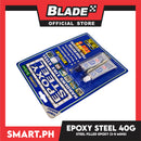 Cord Epoxy Steel Hardens Like Steel 40g Fast Repairs In 3-5 Minutes (Mixed Color Steel Grey)