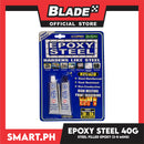 Cord Epoxy Steel Hardens Like Steel 40g Fast Repairs In 3-5 Minutes (Mixed Color Steel Grey)