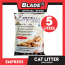 Empress Cat Litter 5 Liters (Apple Scent) Strong Clumping, Eliminates Odors, 99% Dust Free, 100% Natural Cat Litter