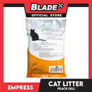Empress Cat Litter 10 Liters (Peach Scent) Strong Clumping, Eliminates Odors, 99% Dust Free, 100% Natural Cat Litter