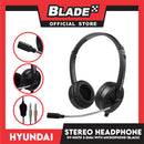 Hyundai HY-H5170 Stereo Headset With Microphone (Black) For Computer, Laptop, PC