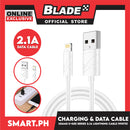 Usams T21 Type-C Travel Charger Micro Cable Set ZCMC0 (White) 2.1A Current, Fast Charging And Data Transmission