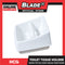 HCG Ceramic Toilet Tissue Holder Replacement, Square Type Wall Mount 7.2 x 15 x 15cm S8 (White) Accessories Not Included