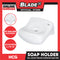 HCG Ceramic Soap Holder Replacement, Wall Mount Bathroom Soap Dish 12 x 13 x 8cm BA31 (White) Accessories Not Included