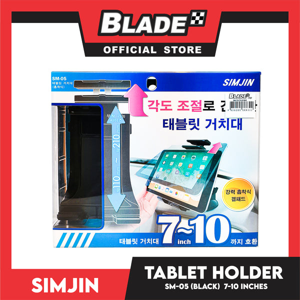Simjin Tablet Holder SM-05 (Black) Universal Compatible Devices For Most 7-10 Inches