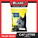 Feline Fresh Cat Litter Sand 5 Liters (Lemon Scent) 99% Dust-Free, High Absorbency, Minimal Tracking For Cats Of All Ages