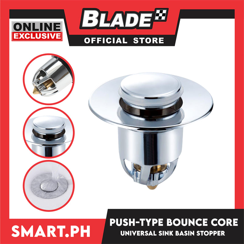 Basin Plug Bath Stopper Bathroom Sink Plug Basin Drain Filter Pop-Up Bounce Core Basin Plug Bath Stopper Bathroom Sink Plug Basin Drain Filter Pop-Up Bounce Core