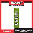 2pcs Car Window Screen Front Seat (Black) For Camping Protection from Bugs, UV and Car Mosquito Net for Camping, Breathable Mesh Car Window Covers for Privacy Blackout