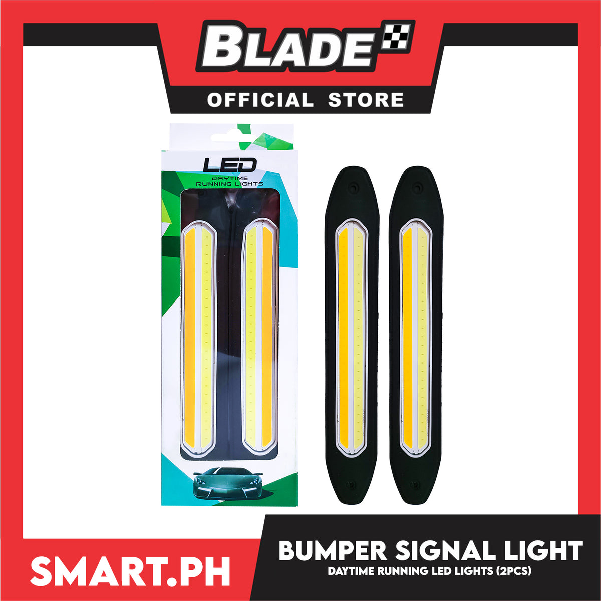 2pcs Car Led Bumper Signal Light Split, Daytime Running Led Lights Waterproof, Ultra Bright And Ultralow-Power Consumption