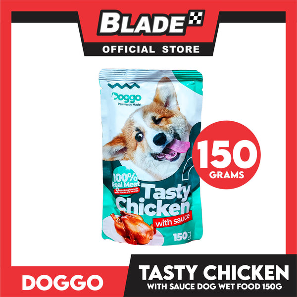 Doggo Tasty Chicken With Sauce Dog Wet Food 150g