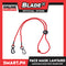 Face Mask Lanyard With Beads And Clip Hook, Adjustable Strap Holder FMH4 (Red) Fashionable Face Necklace Strap for Women And Men