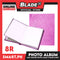 Photo Album With 16 Pages For 8R Size (Pink) Perfect To Preserve Your Special Memories, Picture Storage Scrapbook Album
