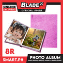 Photo Album With 16 Pages For 8R Size (Pink) Perfect To Preserve Your Special Memories, Picture Storage Scrapbook Album