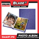 Photo Album With 16 Pages For 8R Size (Purple) Perfect To Preserve Your Special Memories, Picture Storage Scrapbook Album