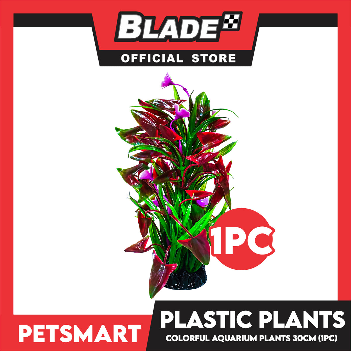 QL 30cm Plastic Plant For Aquarium, Artificial Fish Tank Water Grass Plants, Aquarium Plant Ornament Decoration Accessories