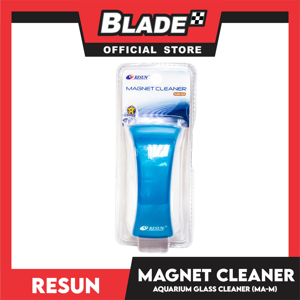 Resun Magnetic Cleaner, Aquarium Fish Tank Glass Cleaner MA-M