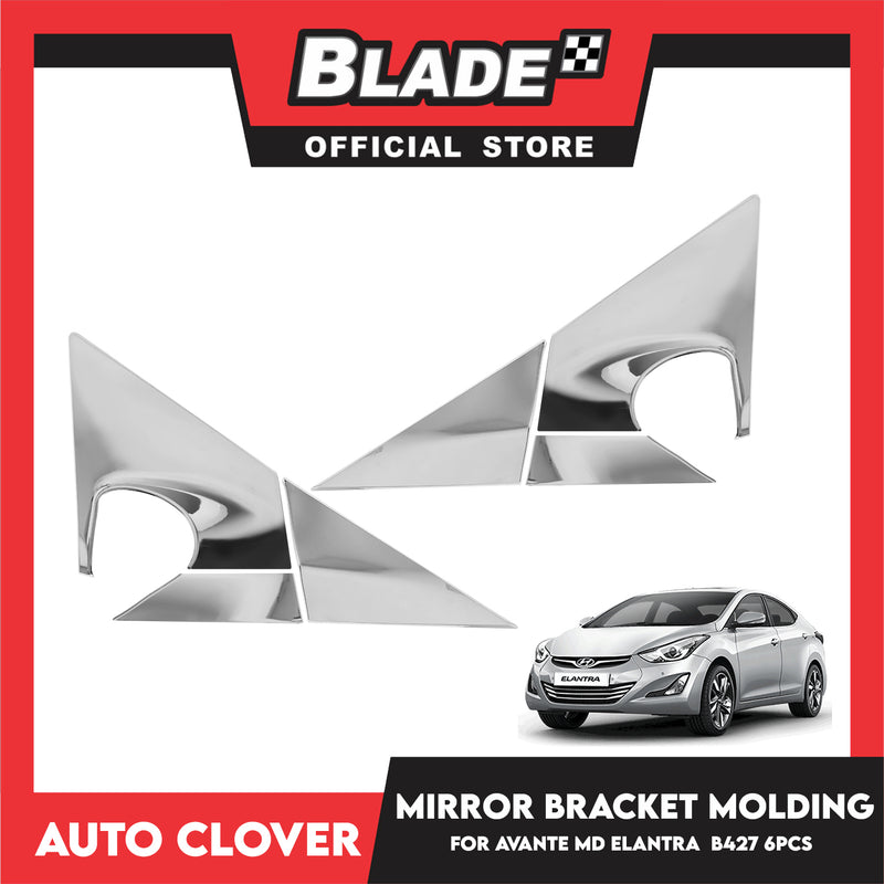 Auto Clover Mirror Bracket Molding 6pcs Set B427 For Hyundai Avante MD, Elantra 2010 - 2012 Car Exterior Accessories