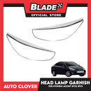 Auto Clover Head Lamp Garnish 2pcs Set B722 For Hyundai Accent 2010 - 2011 Car Exterior Accessories