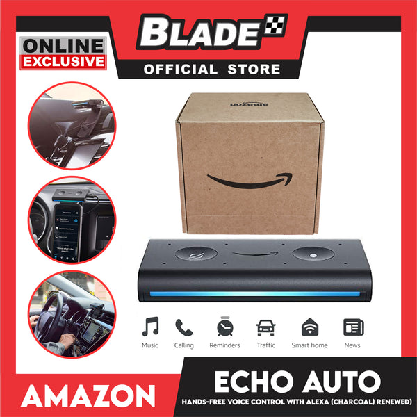 Echo Auto (Renewed) Hands Free Alexa In Your Car With Your Phone (Device Only)