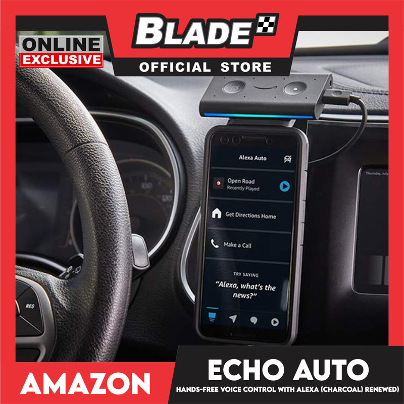 Echo Auto- Hands-free Alexa in your car with your phone 