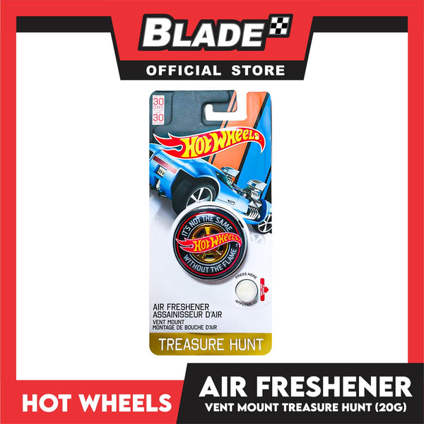 Hot Wheels 3D Air Freshener Vent Mount 20g AF532328 (Treasure Hunt) Car Freshener, Clip Onto Air Vent