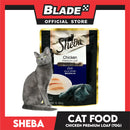 6pcs Sheba Chicken Premium Loaf 70g Fine Food for Cats