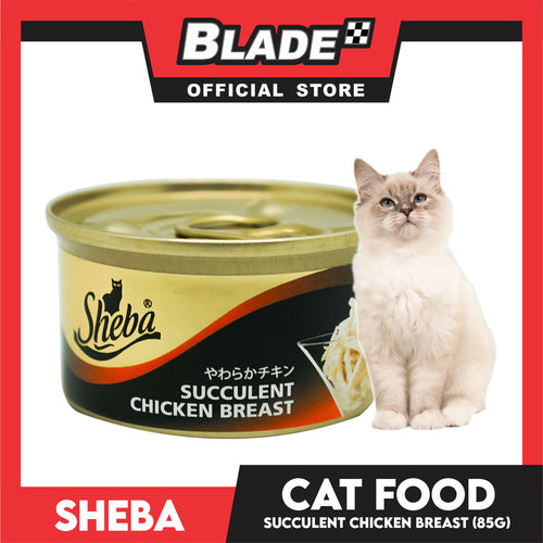 24pcs Sheba Succulent Chicken Breast 85g Grain-Free Cat Wet Food