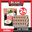 24pcs Sheba Kitten Chicken Premium Loaf 70g Fine Food for Kitten