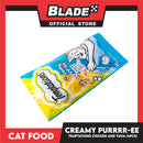 Temptations Creamy Pure Made With Real Fish Lickable Cat Treats 12g x 4pcs Sachets (Chicken And Tuna) Cat Wet Food, Cat Snack
