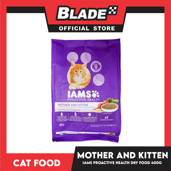 IAMS Proactive Health Mother and Kitten 400g for 2-12 months Dry Cat Food