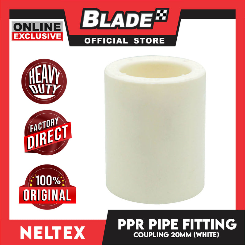 Buy 10 Get 1 Free! Neltex PPR PVC Fitting Coupling 20mm (1/2'')