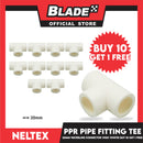 Buy 10 Get 1 Free! Neltex PPR Fitting Pipe Tee 20mm (1/2'')