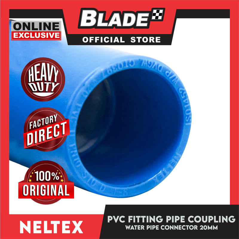 Buy 10 Get 1 Free! Neltex PVC Water Pipe WL Coupling 20mm (1/2inch) Pipe Connector Reducer Adapter