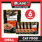 6pcs Sheba Tuna and Salmon Flavor 70g Fine Food for Cats