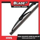 NWB Aqua Graphite Wiper Blade Set, Blade Frame Type 35-026L 26' ' And 35-022L 22' ' Set of 2pcs Car Wiper For Honda, Mercedes Benz