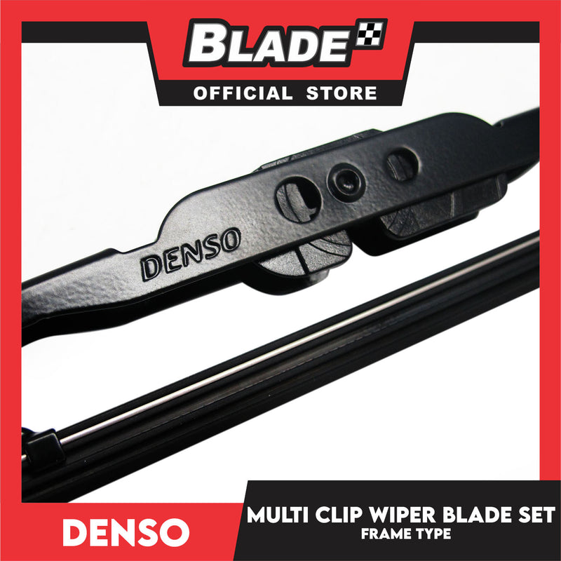 Denso Multi Clip Wiper Blade Set, Frame Type DCS-022/DRS022 22' ' And DCS-018/DT018N 18' ' Set of 2pcs Car Wiper For Mitsubishi Montero Sport