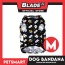Pet Sando With Character Design, Black Color DG-CTN106M (Medium) Perfect Fit For Dogs And Cats, Breathable Clothes, Soft Lightweight Pet Clothing