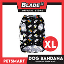 Pet Sando With Character Design, Black Color DG-CTN106XL (XL) Perfect Fit For Dogs And Cats, Breathable Clothes, Soft Lightweight Pet Clothing