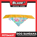 Pet Bandana Collar Scarf Reversible, Little Twin Stars Designs, Yellow Color DB-CTN22M (Medium) Perfect Fit For Dogs And Cats, Breathable, Soft Lightweight Pet Bandana