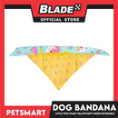 Pet Bandana Collar Scarf Reversible, Little Twin Stars Designs, Yellow Color DB-CTN22L (Large) Perfect Fit For Dogs And Cats, Breathable, Soft Lightweight Pet Bandana