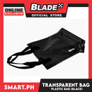 Gifts Transparent Plastic Bag  34cm (Black)