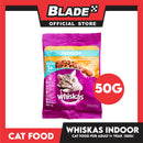 Whiskas Adult Indoor Formula 50g Cat Food, Dry Food For Adult Cat