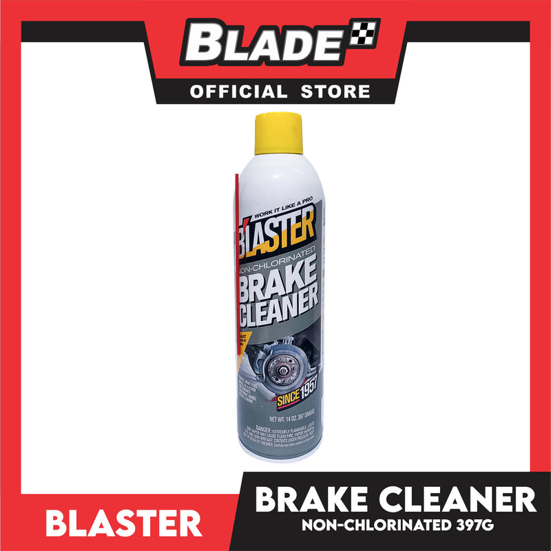Blaster Non-Chlorinated Brake Cleaner 14oz Removes Brake Fluid, Grease, Oil And Other Contaminants From Brake Linings, Rotors And Drums