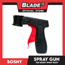 Bosny Spray Gun For Spray Paint (Black) Pistol Grip Spray Can Tool That Easily Snaps On To Standard Aerosol Spray Cans