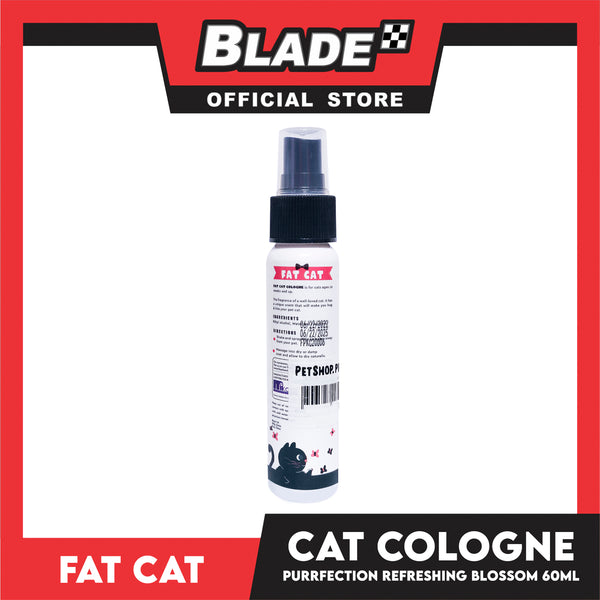 Fat Cat Cologne Purrfection Spray 60ml Refreshing Blossom, Cats Perfume, Cats Cologne