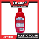Mothers Power Plastic 4 Lights Plastic Polish 8 fl. oz Headlight Lens Restorer, Clarifies, Protects And Maintains, Removes Oxidation And Surface Scratches Car Plastic Polish