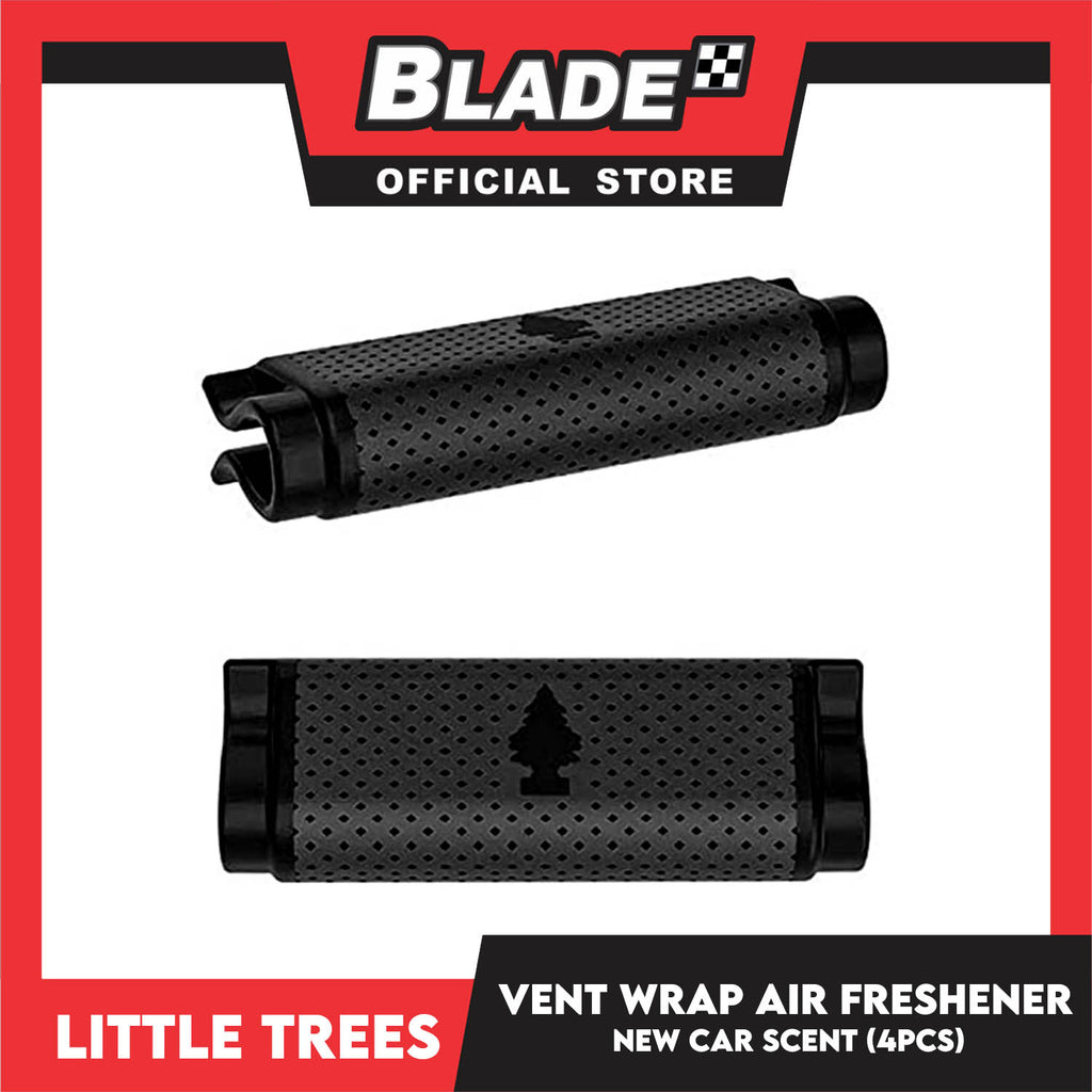Little Trees Vent Wrap Air Freshener 4pcs (New Car Scent) Provides Lon ...