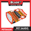 Pet Sando Halloween Design, Orange Black Color DG-CTN111XL (XL) Perfect Fit For Dogs And Cats, Breathable Sando Clothes, Soft Lightweight Pet Clothing